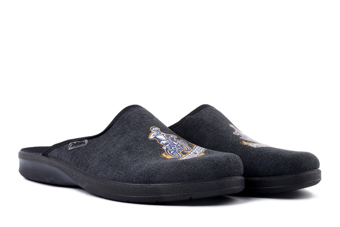 BEFADO 548M 041 czarny, kapcie męskie