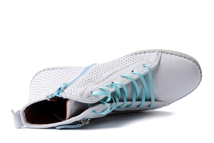 MANITU 990645-03 weiss, trzewiki letnie damskie