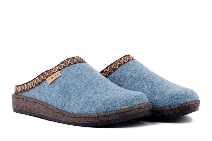 BEFADO 155D 180 niebieski, kapcie damskie