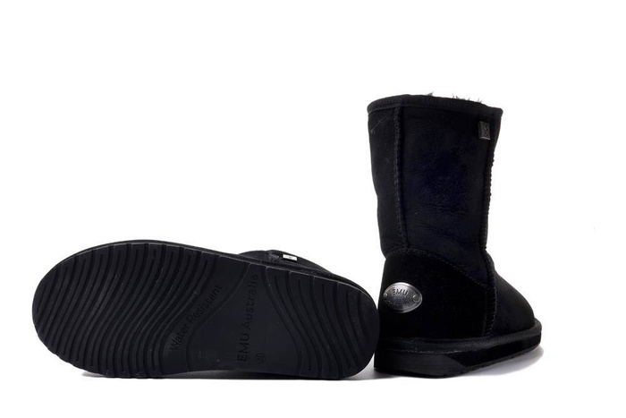EMU AUSTRALIA Platinum Stinger Slim Lo WP 20002 black, botki damskie