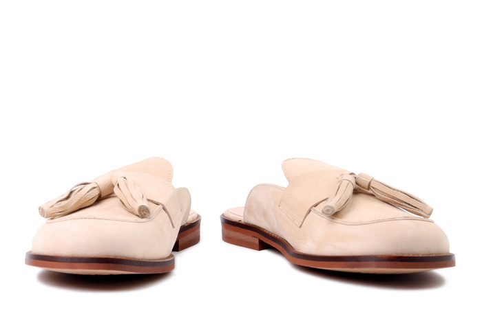 WONDERS A-4610 beig, klapki damskie