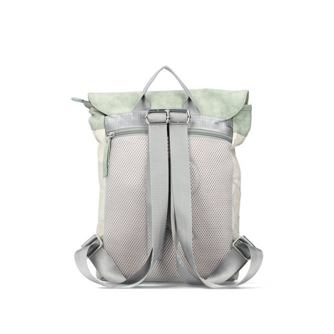 RIEKER H1386-40 green combination, plecak damski