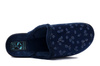 ADANEX 28280 SILVIA SIL1VV granatowy, kapcie damskie