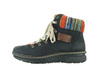 RIEKER 73343-00 black combiantion, trzewiki damskie