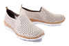 RIEKER N4251-60 beige, półbuty damskie