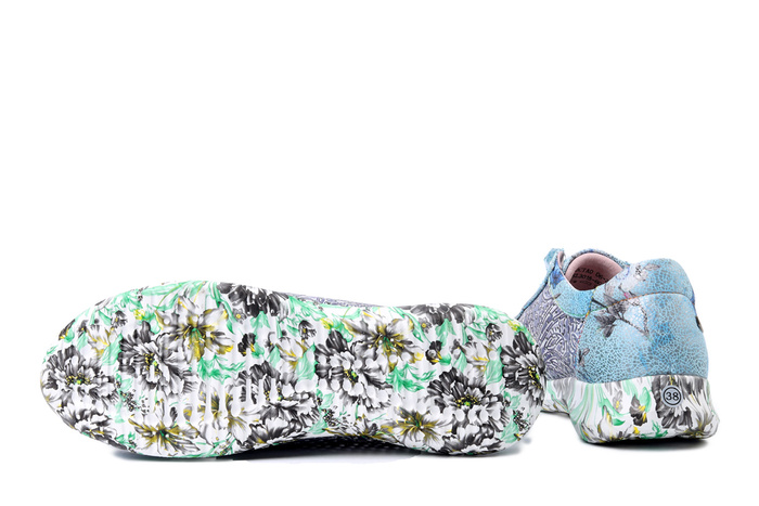 LAURA VITA 0007840 Joctao 06 cobalt, półbuty damskie