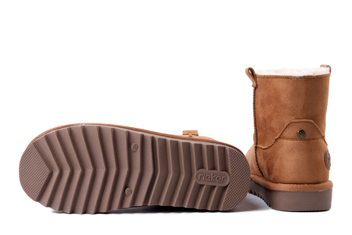 RIEKER 99870-24 brown, botki damskie