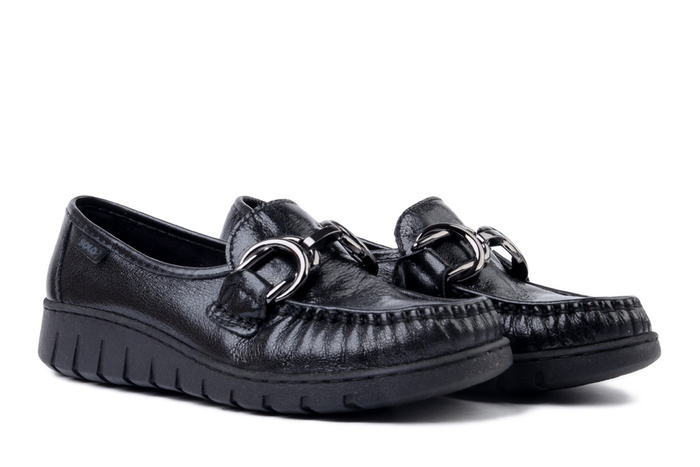 SOLO 068W czarny nova.pl, półbuty damskie