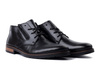 RIEKER 14609-00 black, trzewiki męskie