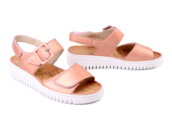 WALDLAUFER 955004156154 melon, sandały damskie