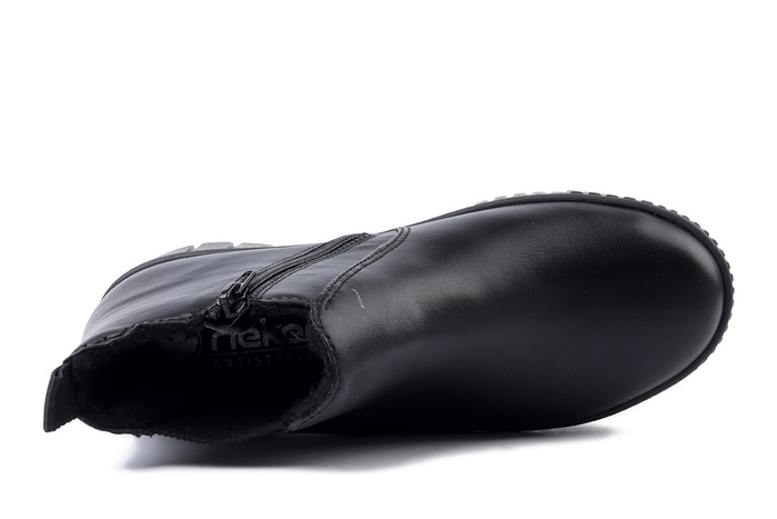RIEKER Y6151-00 black, botki damskie