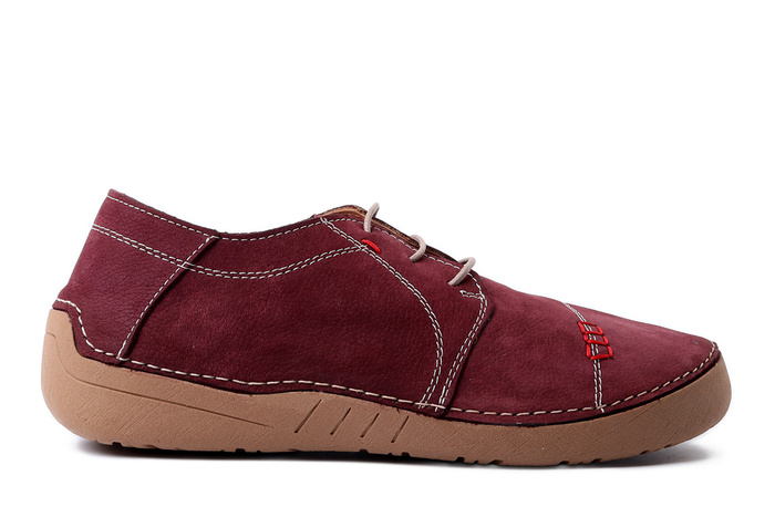 ARTIKER RELAKS 57C2111 burgund/bordowy, półbuty damskie