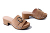 WONDERS D-8852-P sand, klapki damskie