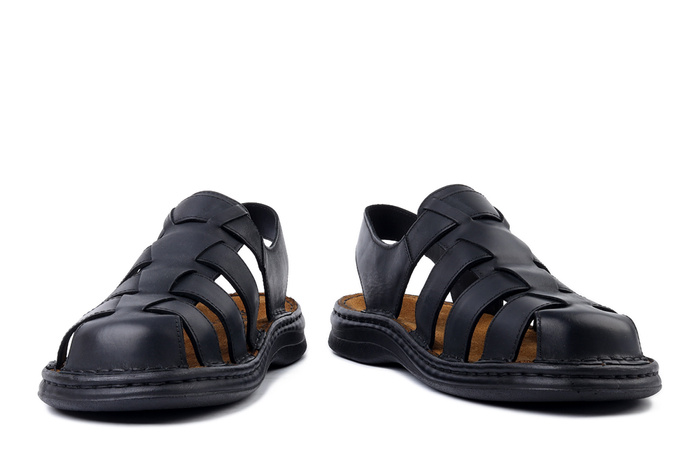 JOSEF SEIBEL 10674 66 100 Max 74 schwarz, sandaly męskie