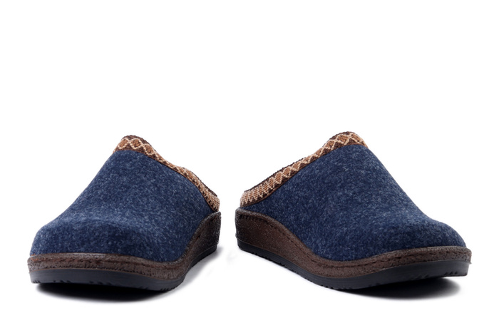 INBLU NL-09 041 szaro-niebieski, kapcie damskie