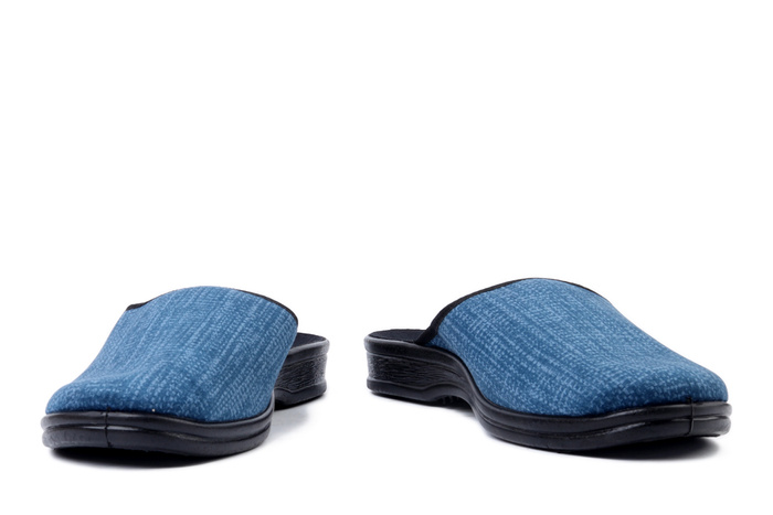 BEFADO 089M 429 granat, kapcie męskie