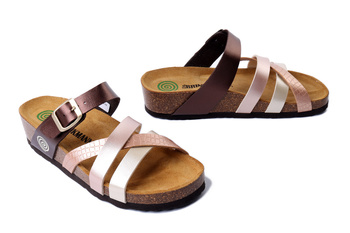 DR. BRINKMANN 700689-23 bronze, klapki damskie