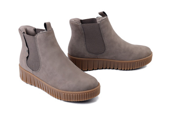 RIEKER Y6150-42 grey, botki damskie