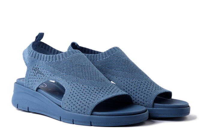 TAMARIS Comfort 8-88713-42 802 M8871342 denim, sandały damskie
