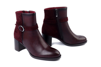 TAMARIS 1-25363-45 537 merlot, botki damskie