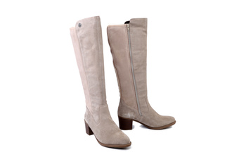 RIEKER Y2050-60 beige, kozaki damskie