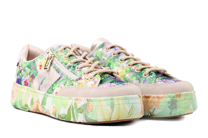 RIEKER M7711-91 multi, półbuty  damskie