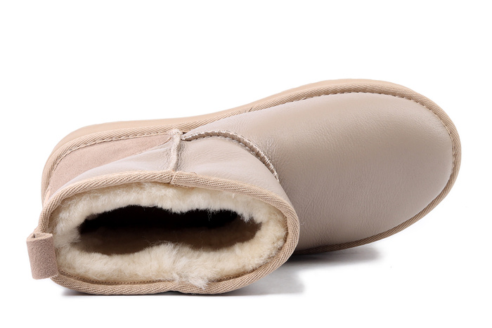 EMU AUSTRALIA W13189 Stinger Mini Flatform Leather sand, botki damskie