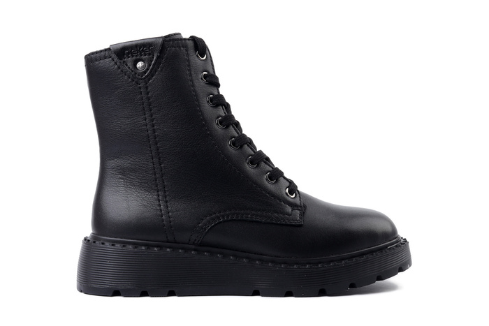 RIEKER 70408-00 black, trzewiki damskie