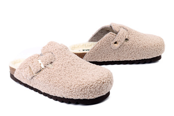 DR. BRINKMANN 320711-08 beige, kapcie damskie