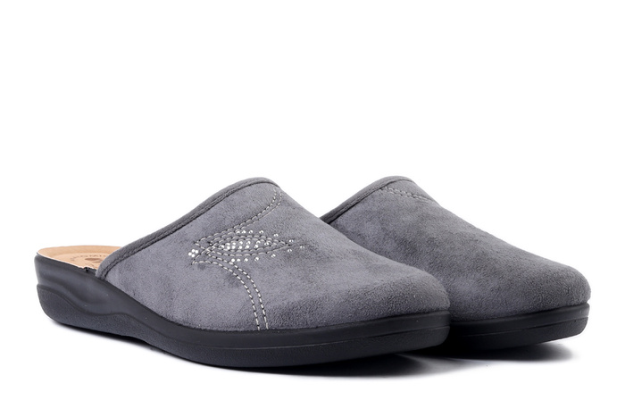 INBLU CF-48 025 szary, kapcie damskie