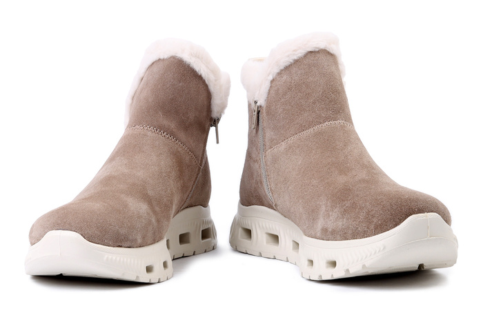 RIEKER TEX M6050-64 beige, botki damskie