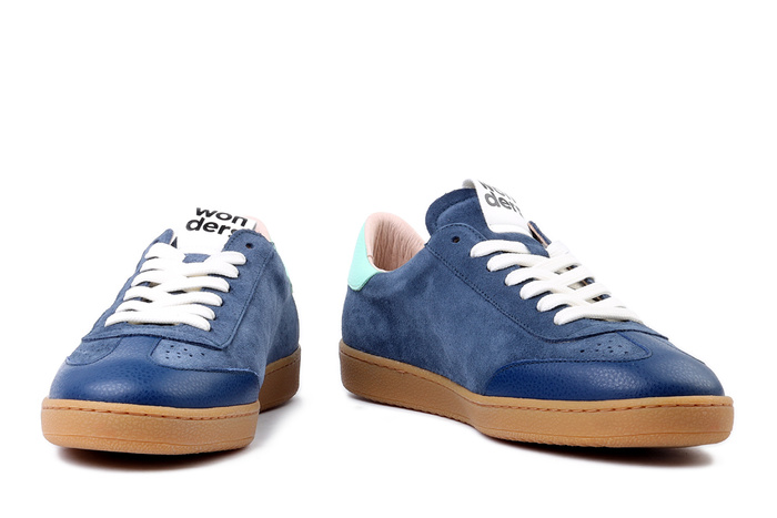 WONDERS AP-2001 baltic mint, półbuty damskie