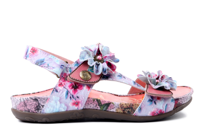 LAURA VITA 0007955 Liloo 06 rose, sandały damskie