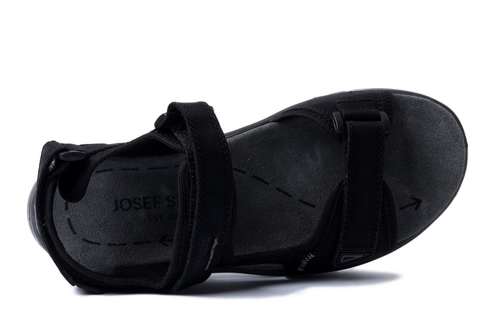 JOSEF SEIBEL 57202 ARLO TE10 100 schwarz, sandały męskie