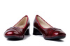 RIEKER 45068-35 red, czółenka damskie