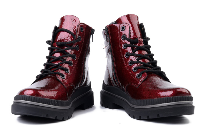 RIEKER REMONTE D0C82-33 red, trzewiki damskie