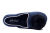 METEOR 268 Dworzanka granat/srebrny, kapcie damskie