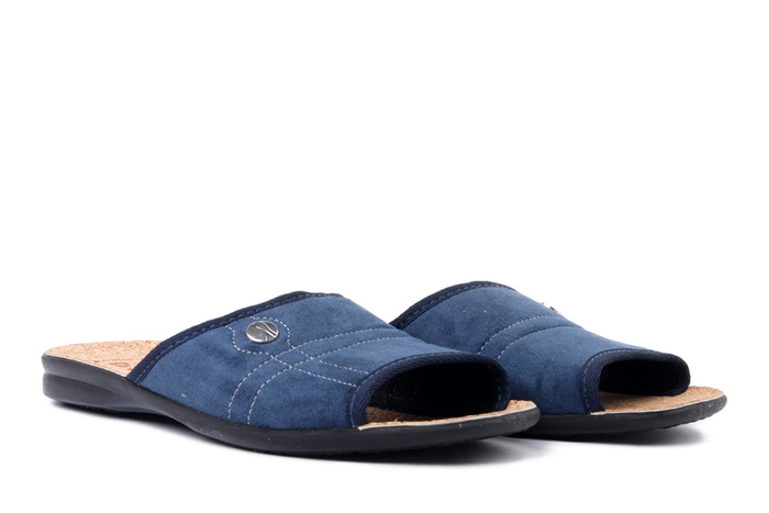 INBLU 155M 027 granat, kapcie męskie