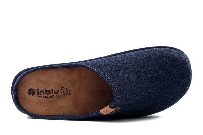 INBLU SI-25 041 szaro-niebieski, kapcie męskie