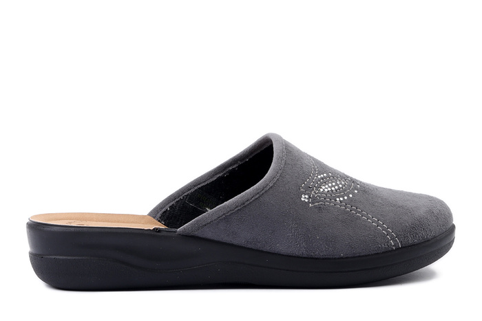 INBLU CF-48 025 szary, kapcie damskie