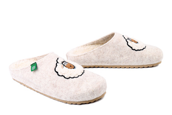 DR. BRINKMANN 320263-81 offwhite, kapcie damskie