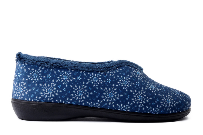 ADANEX 29171 DIP6VV granatowy, kapcie damskie