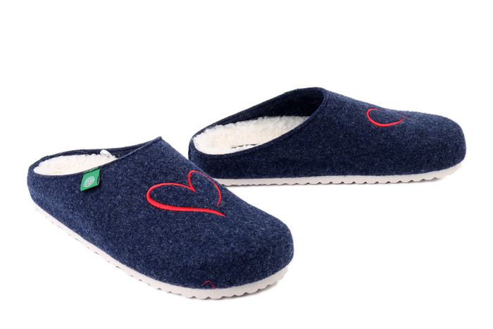 DR. BRINKMANN 320270-05 blau, kapcie damskie