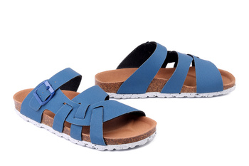 DR. BRINKMANN 701530-5 blau, klapki damskie