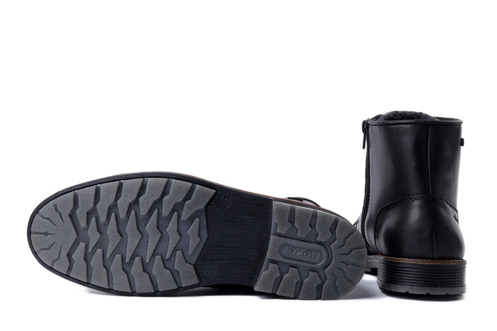 RIEKER TEX F4546-00 black, trzewiki męskie