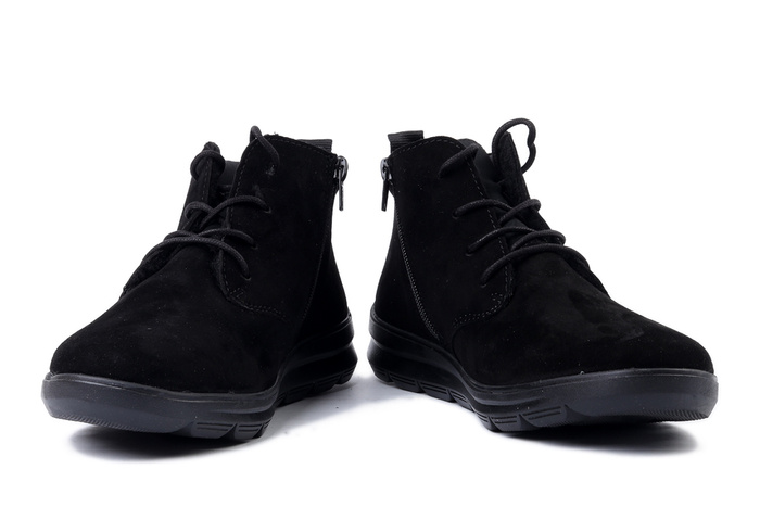 RIEKER Z0022-00 black, trzewiki damskie