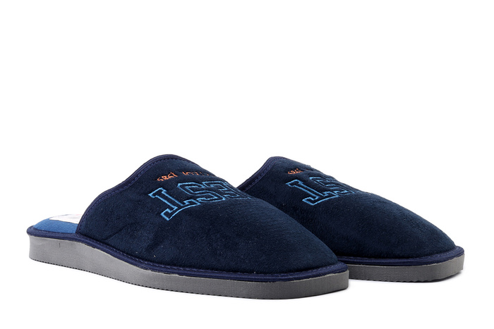 METEOR 500 Krzyś granatowy, kapcie męskie