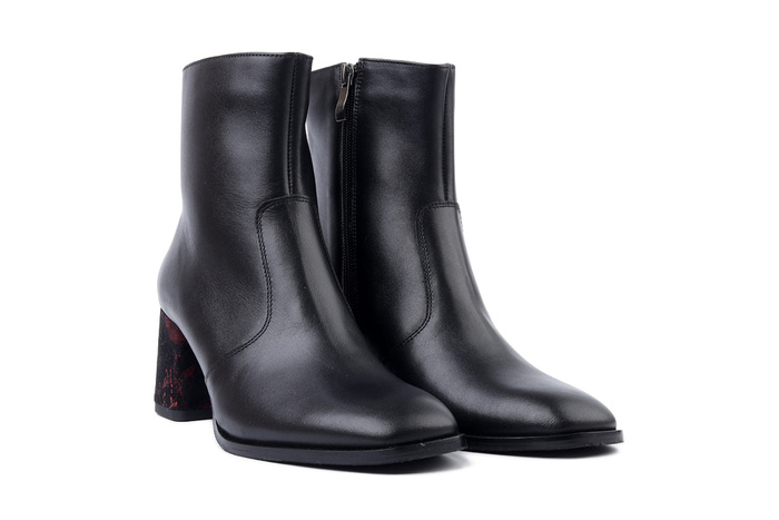BIOECO BY ARKA 7951 0308+2920 czarny, botki damskie