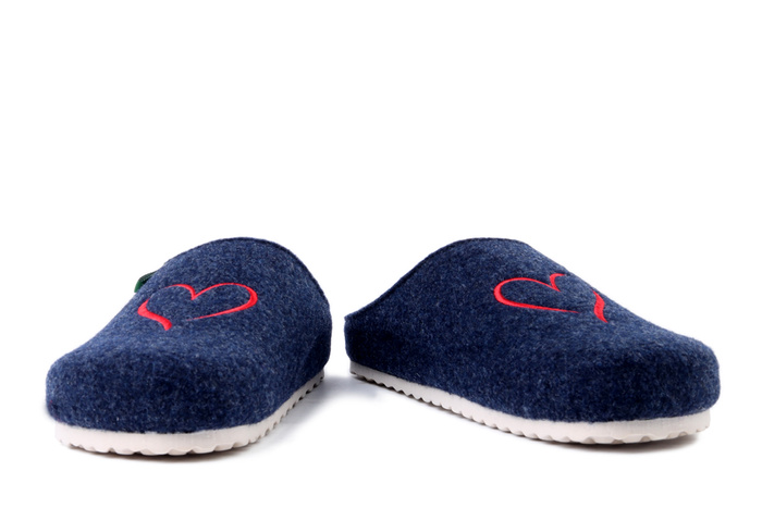 DR. BRINKMANN 320270-05 blau, kapcie damskie