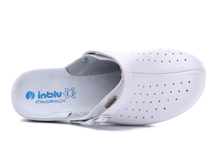 INBLU AE-04 001 biały, klapki/sandały damskie